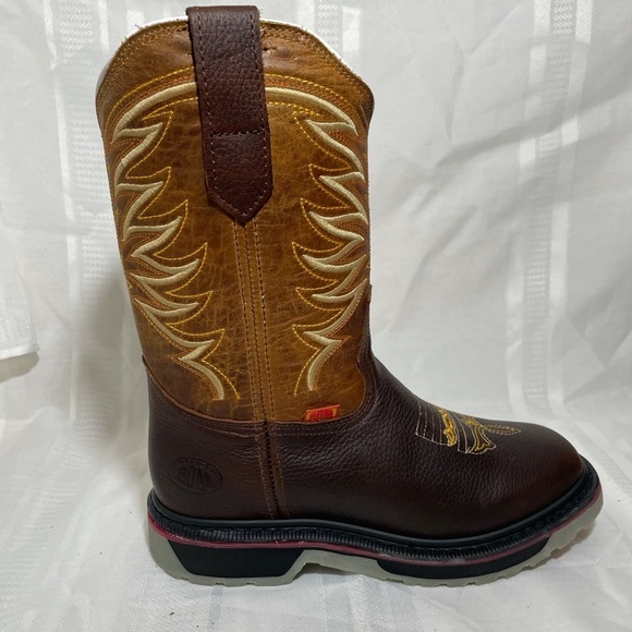 Men workboot, 100% leather - Picture 2 of 5